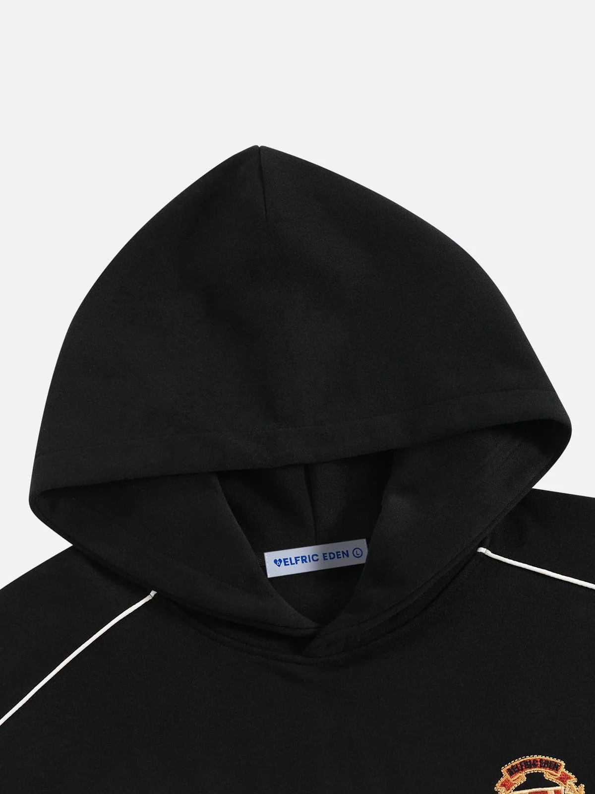 Aelfric Eden Oversized Applique 77 Pullover Hoodie - Image 6