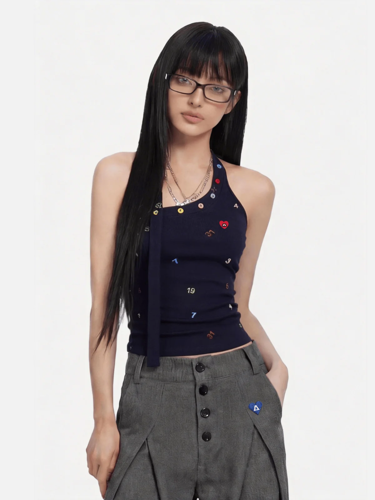 Aelfric Eden Asymmetric Halter Top - Image 4