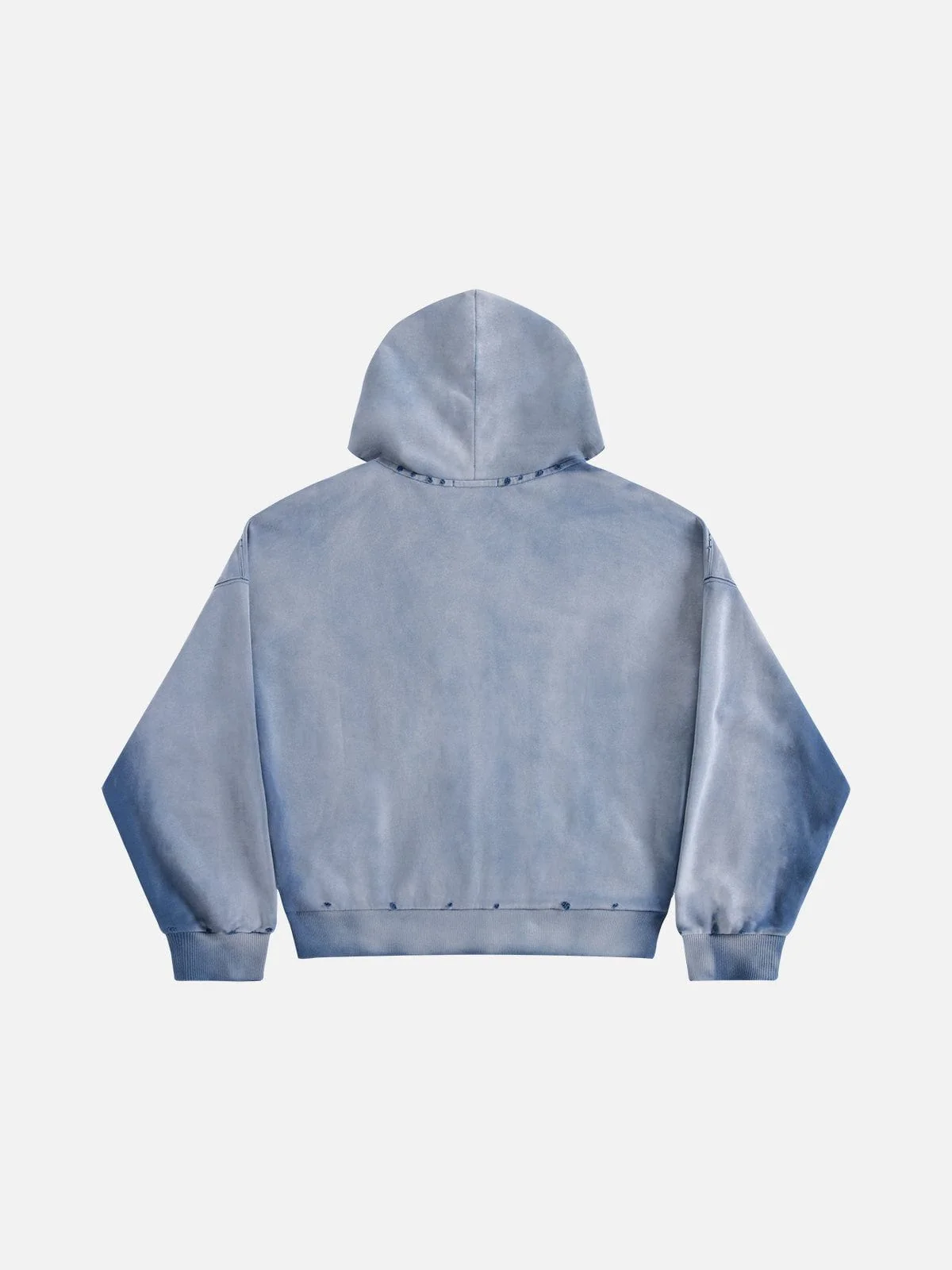 Aelfric Eden Badge Boxy Zip Up Hoodie - Image 3