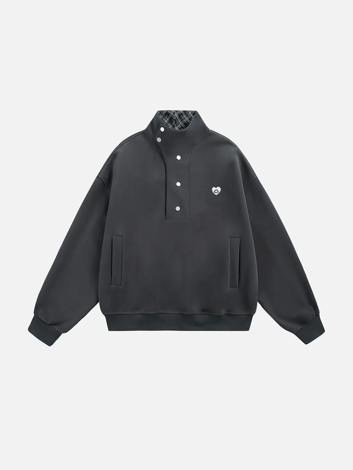 Aelfric Eden Boxy Botton Neck Sweatshirt - Image 5