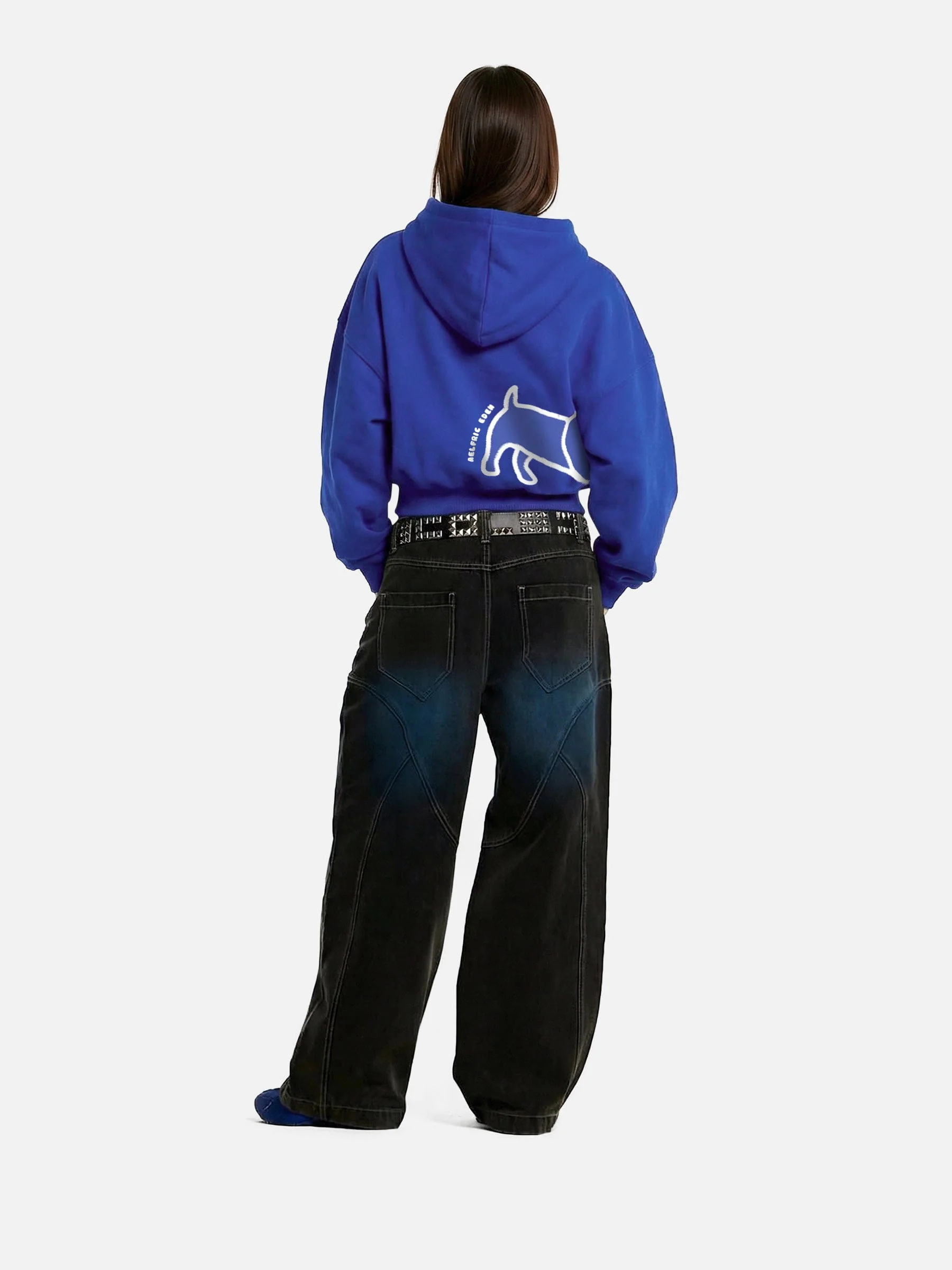 Aelfric Eden Boxy Dachshund Graphic Hoodie - Image 4