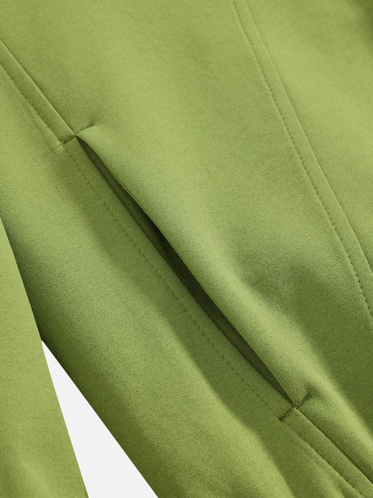 Aelfric Eden Boxy Open Zip Detail Zip Up Hoodie - Image 4
