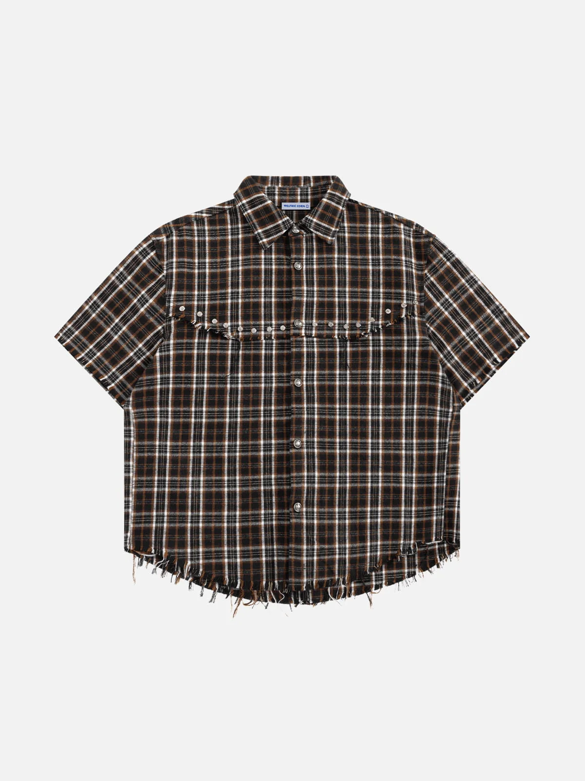 Aelfric Eden Boxy Plaid Short Sleeve Shirt