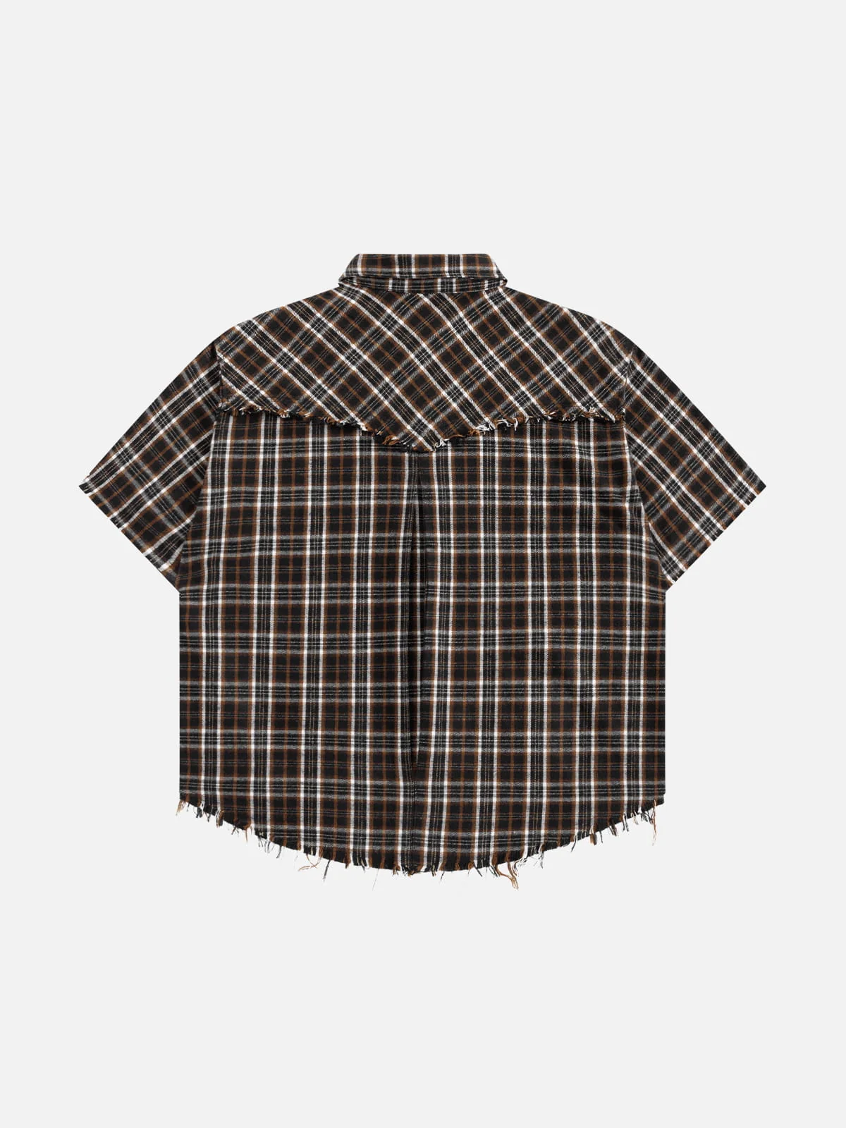 Aelfric Eden Boxy Plaid Short Sleeve Shirt - Image 2