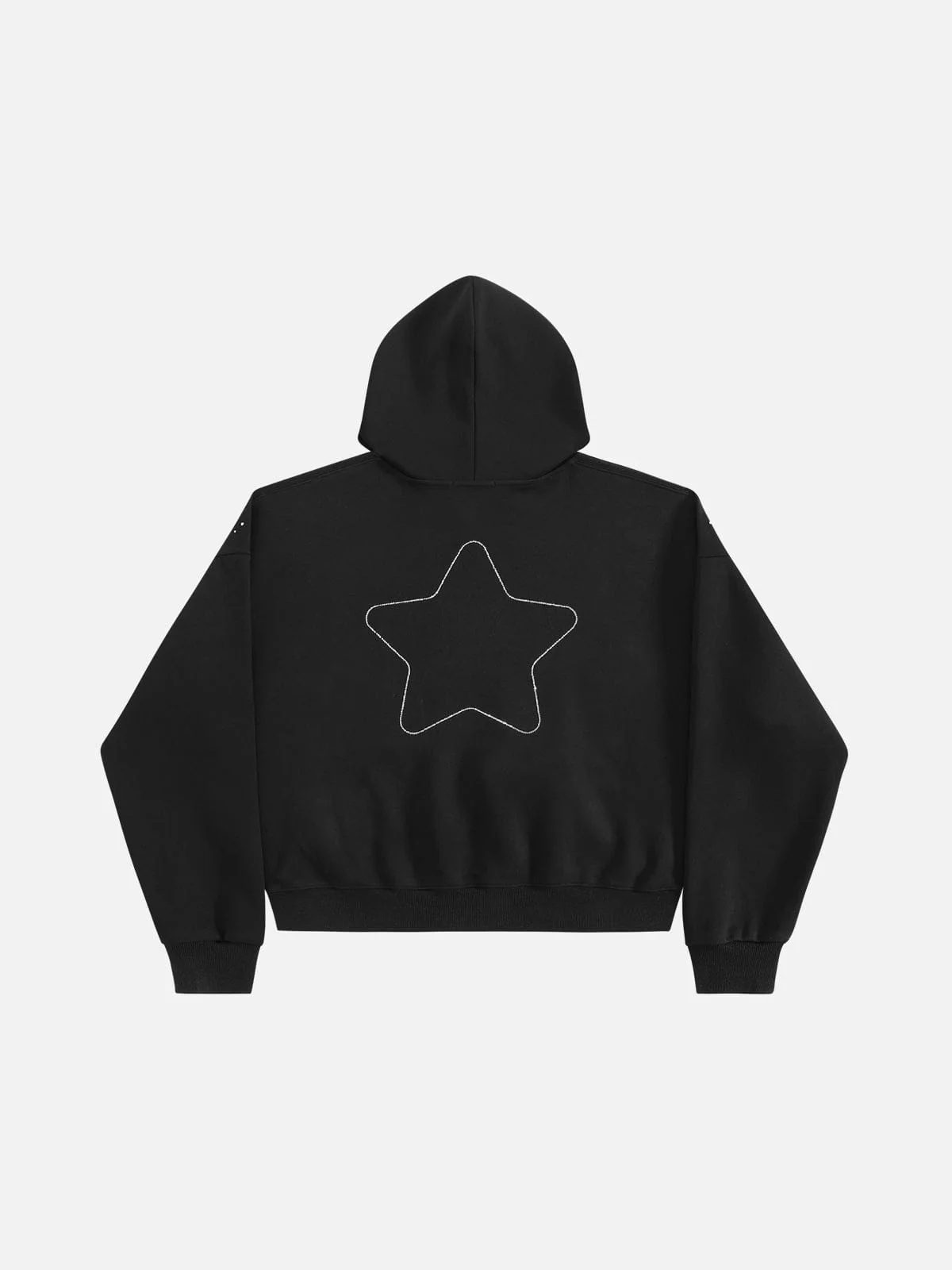 Aelfric Eden Boxy Rhinestone Star Pullover Hoodie - Image 2