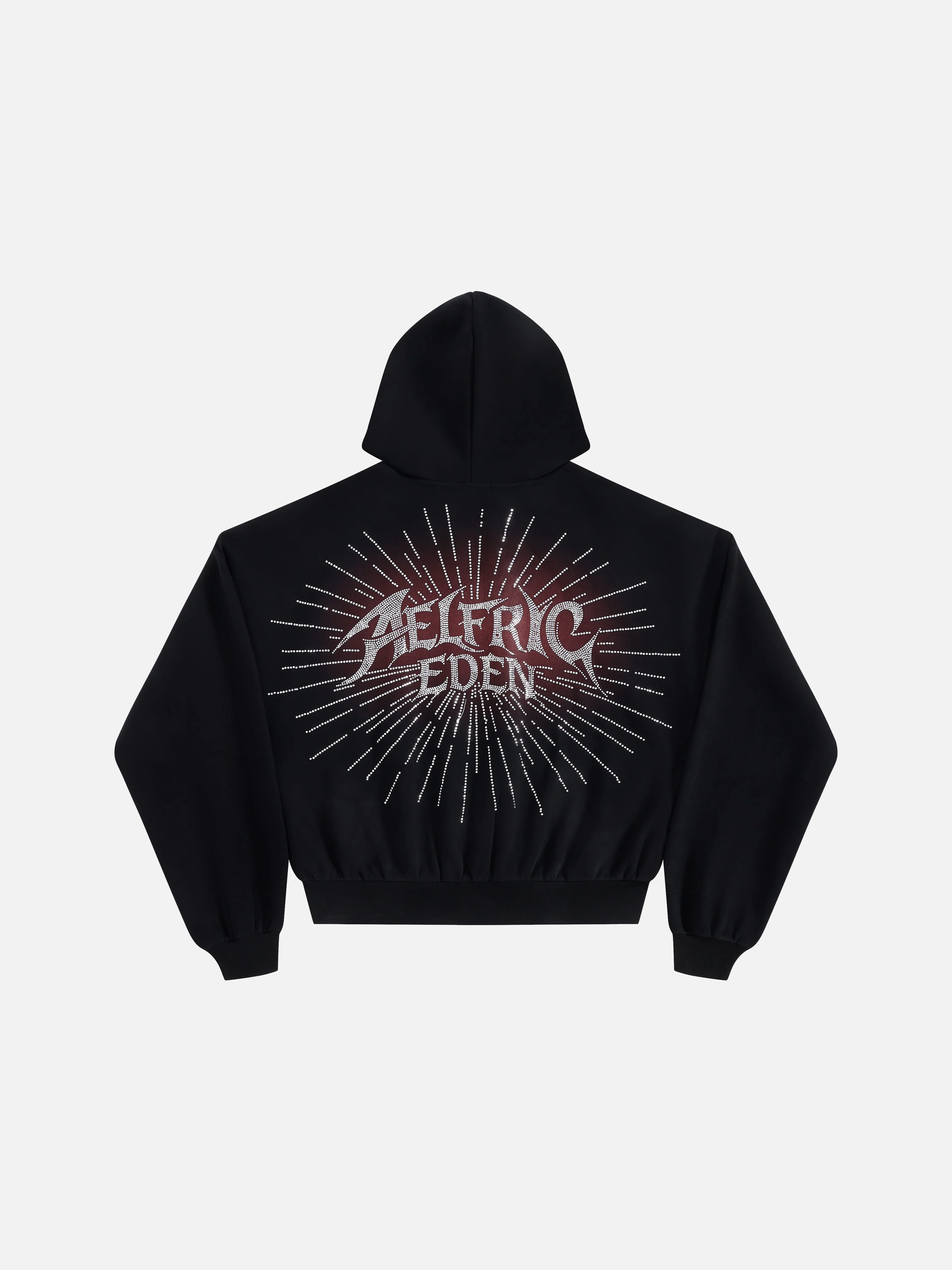 Aelfric Eden Boxy Rhinestone Zip Up Hoodie - Image 4
