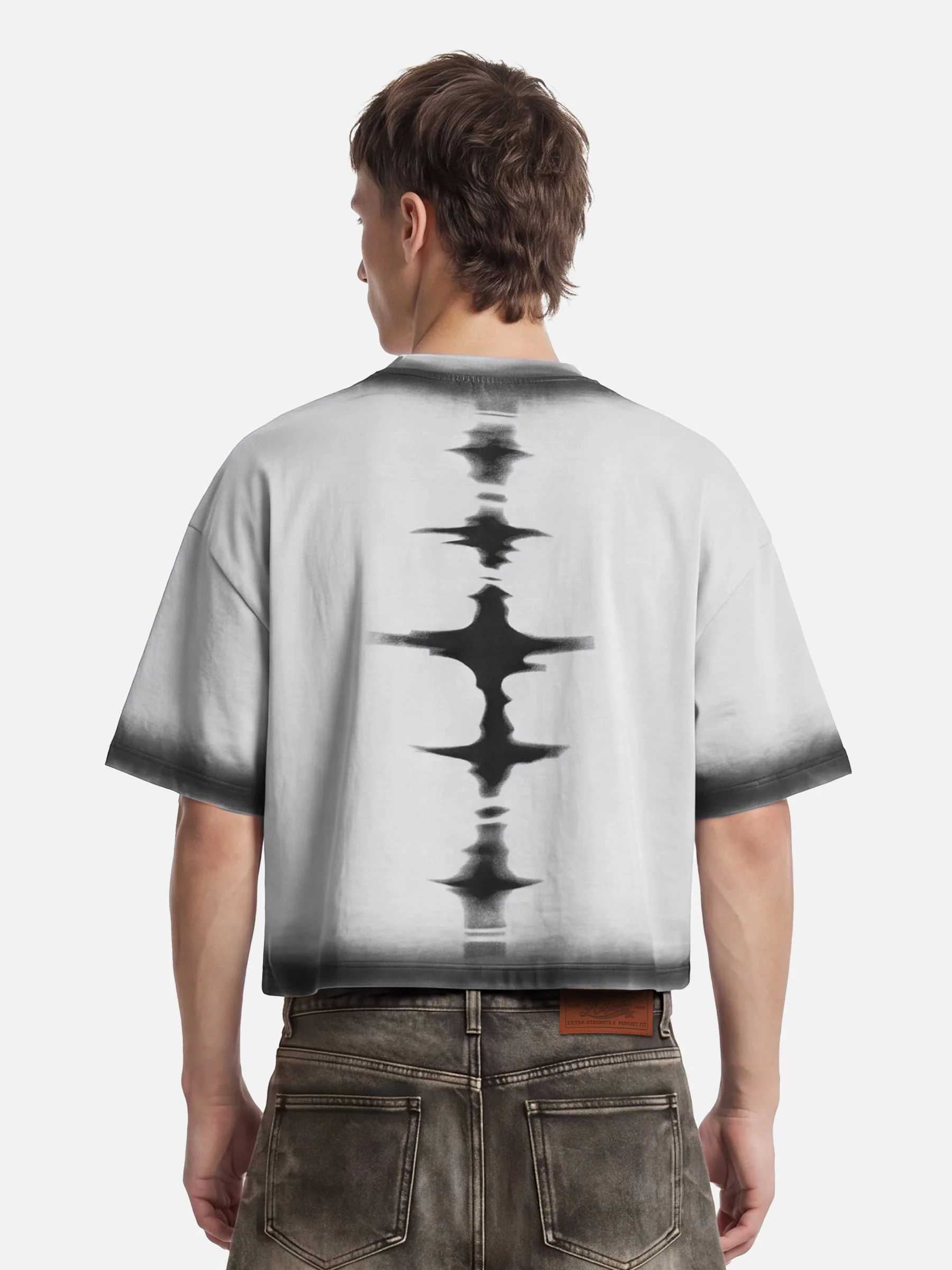 Aelfric Eden Boxy Spray Fade Star Tee