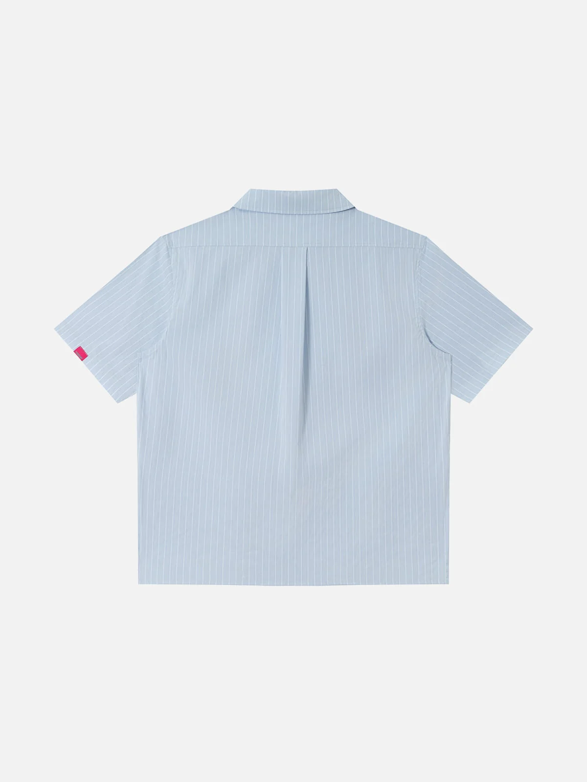 Aelfric Eden Boxy Stripe Embroidery Short Sleeve Shirt - Image 2