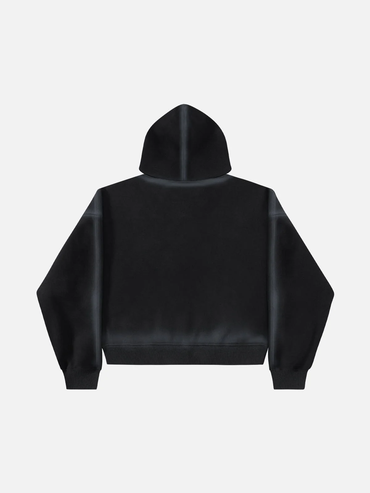 Aelfric Eden Boxy Washed Double Zip Up Hoodie - Image 4
