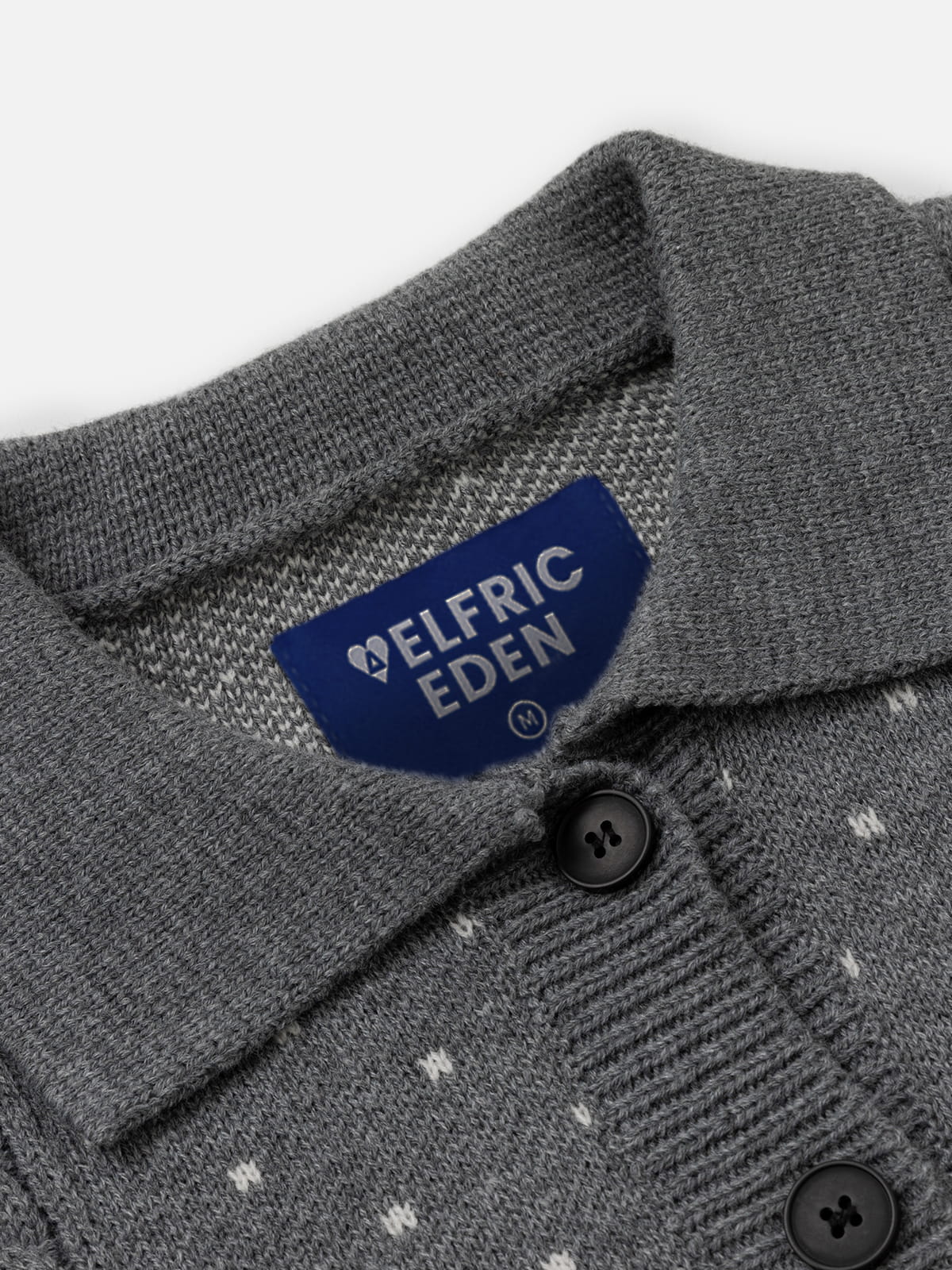 Aelfric Eden Cable Knit Distressed Cardigan - Image 3