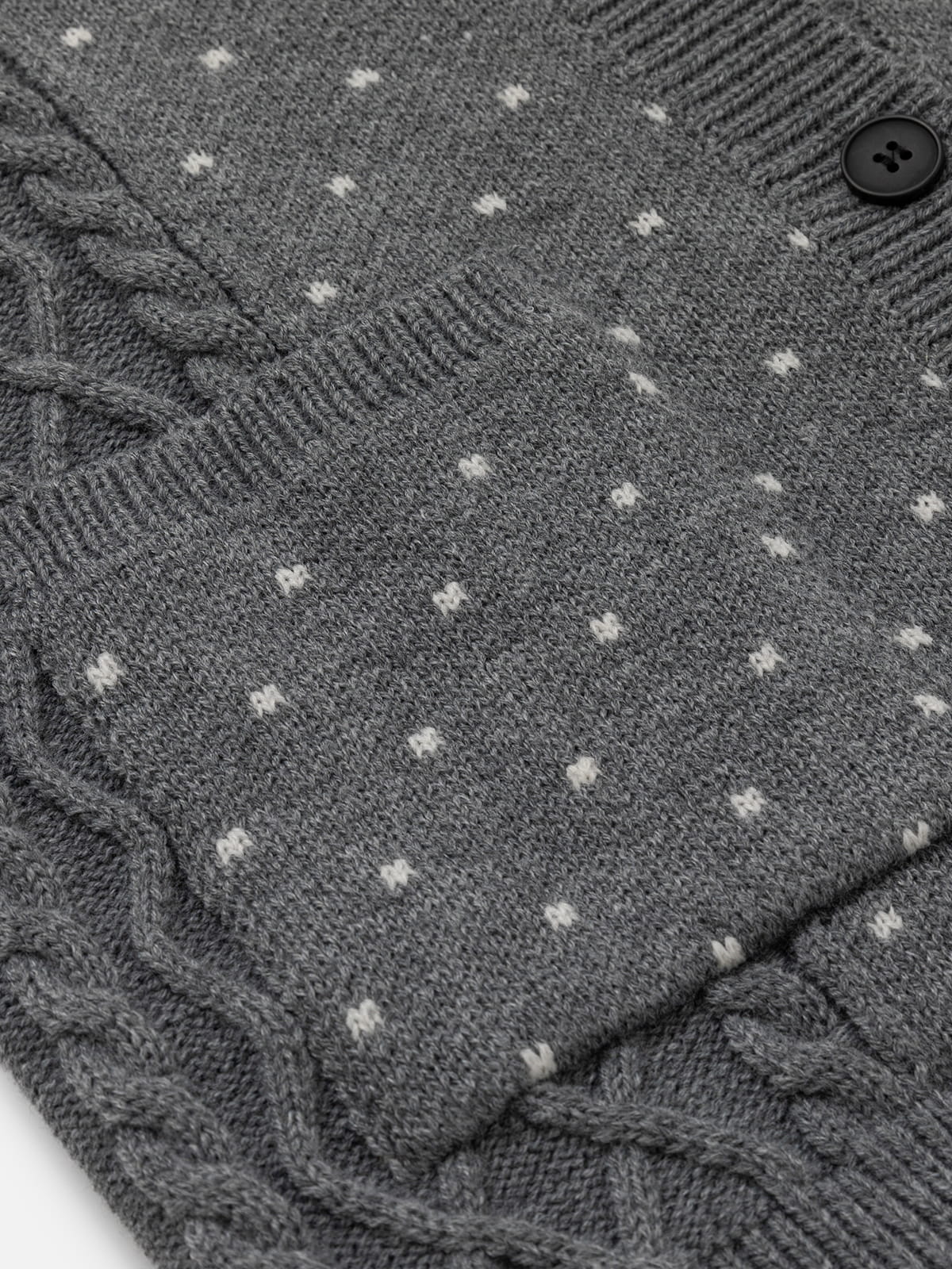Aelfric Eden Cable Knit Distressed Cardigan - Image 4