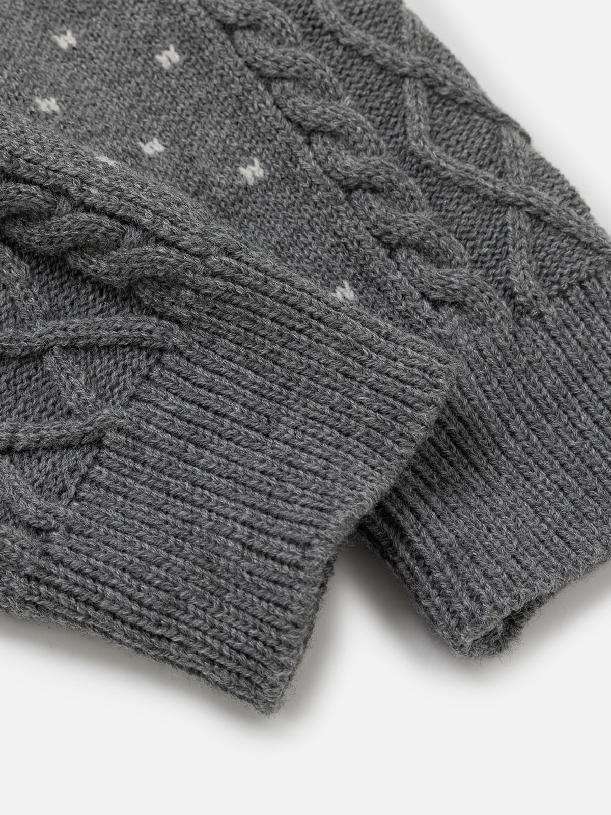 Aelfric Eden Cable Knit Distressed Cardigan - Image 6