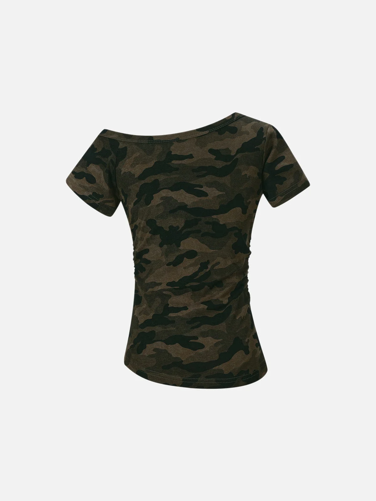 Aelfric Eden CAMO Off-The-Shoulder Baby Tee - Image 4