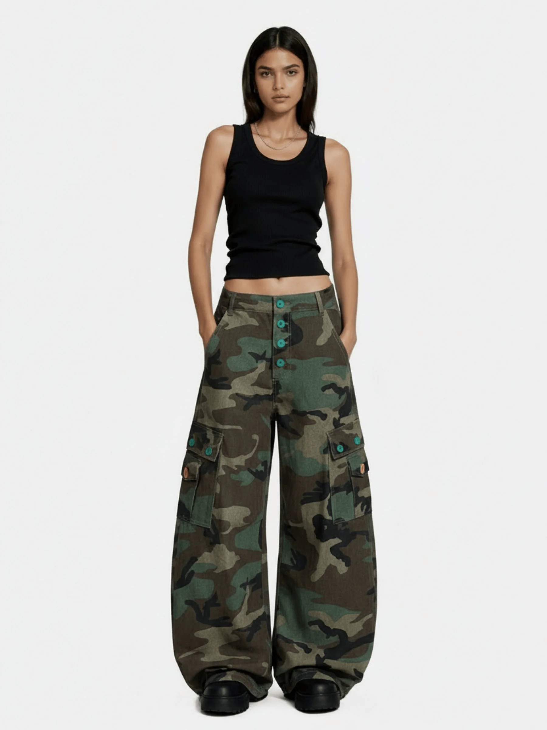 Aelfric Eden CAMO Baggy Barrel Pants - Image 2