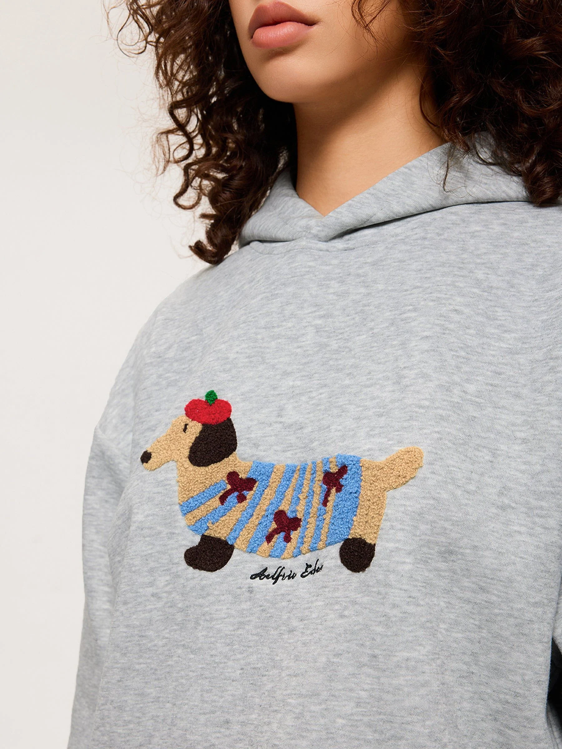 Aelfric Eden Cartoon Dachshund Hoodie - Image 8