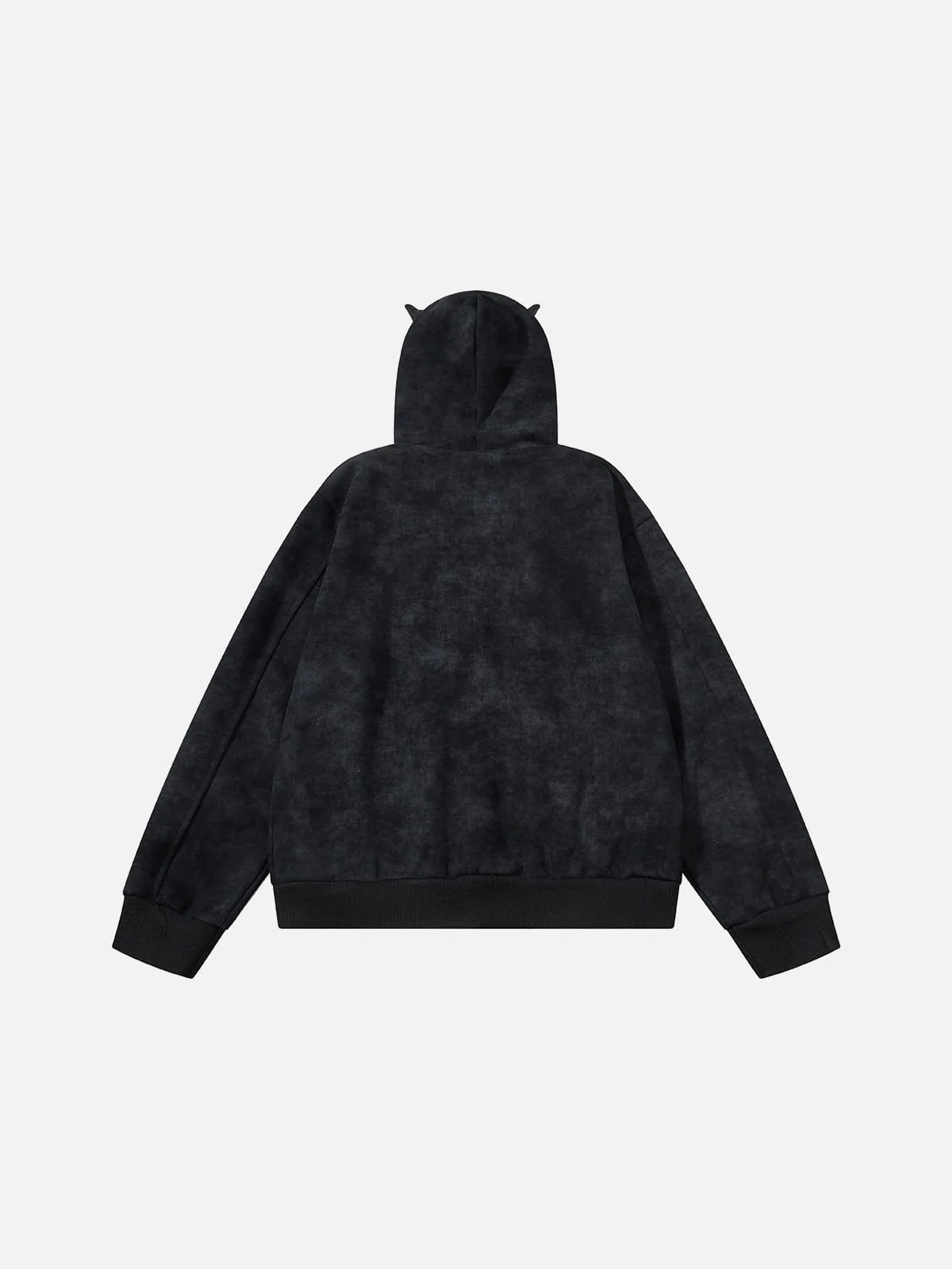 Aelfric Eden Cartoon Embroidered Zip Up Hoodie - Image 3
