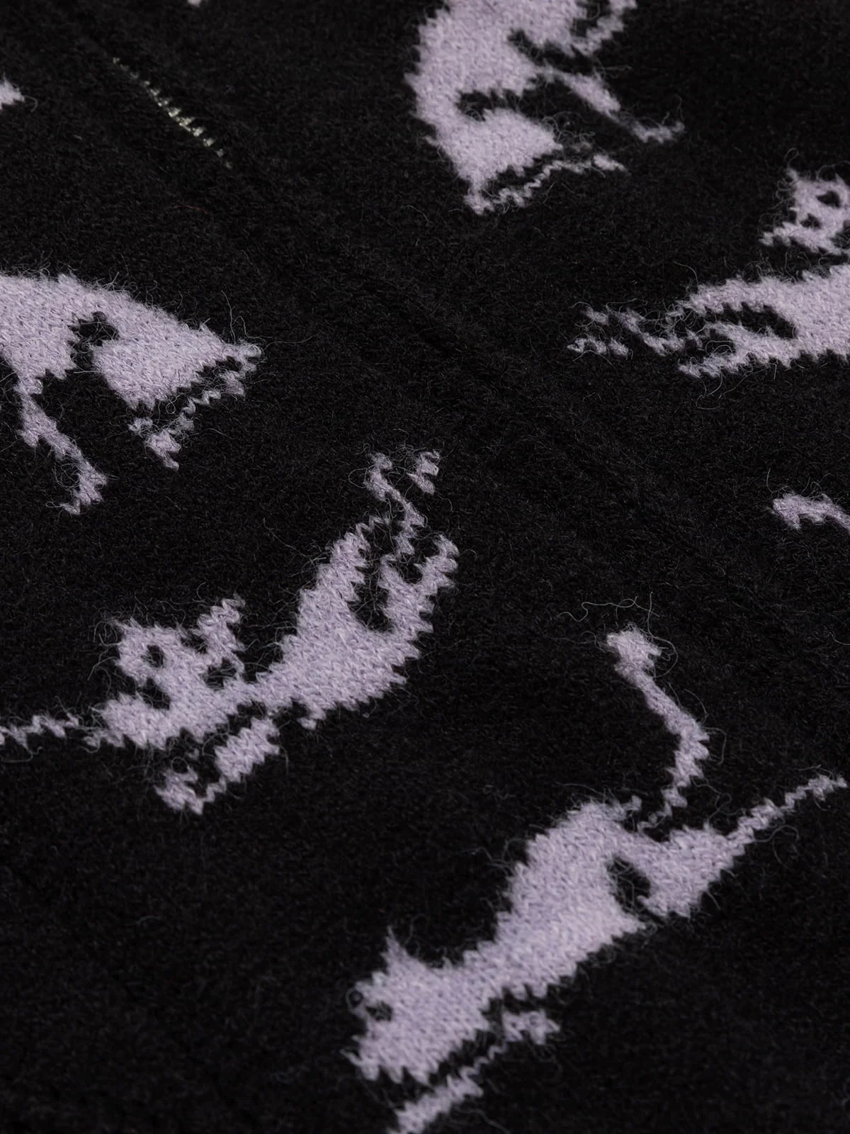 Aelfric Eden Cat Jacquard Zip Up Cardigan - Image 4