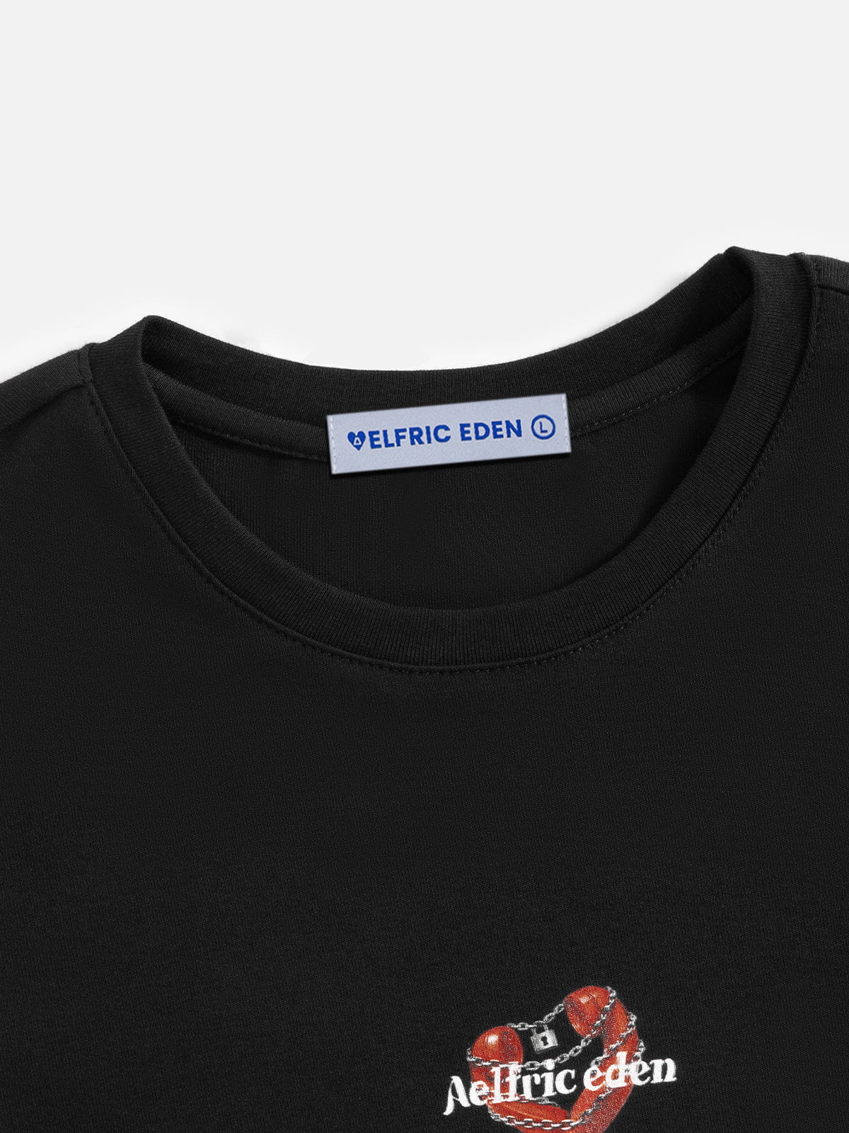 Aelfric Eden Chain Heart Graphic Baby Tee - Image 5