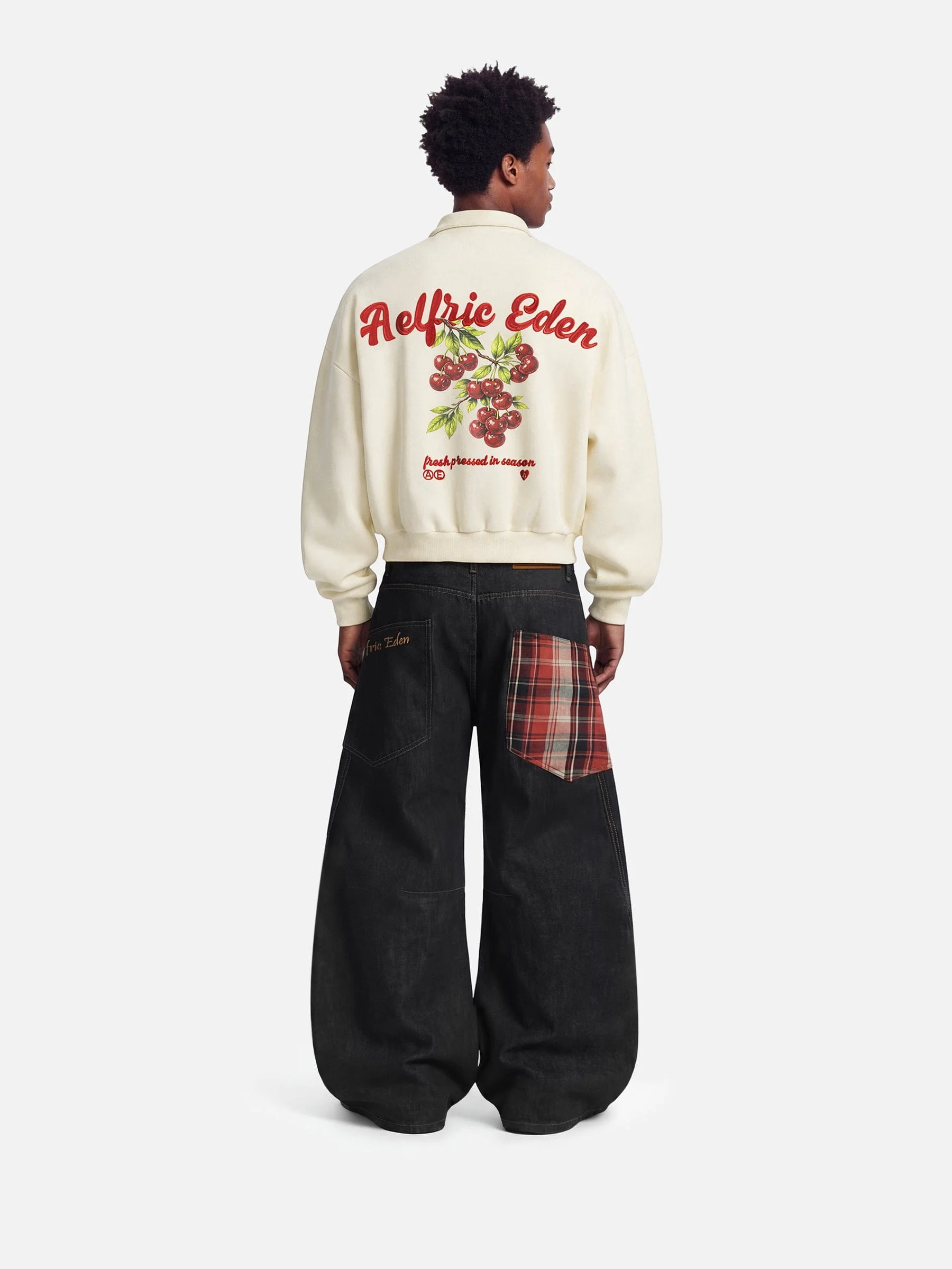 Aelfric Eden Boxy Cherry Graphic Jacket - Image 3