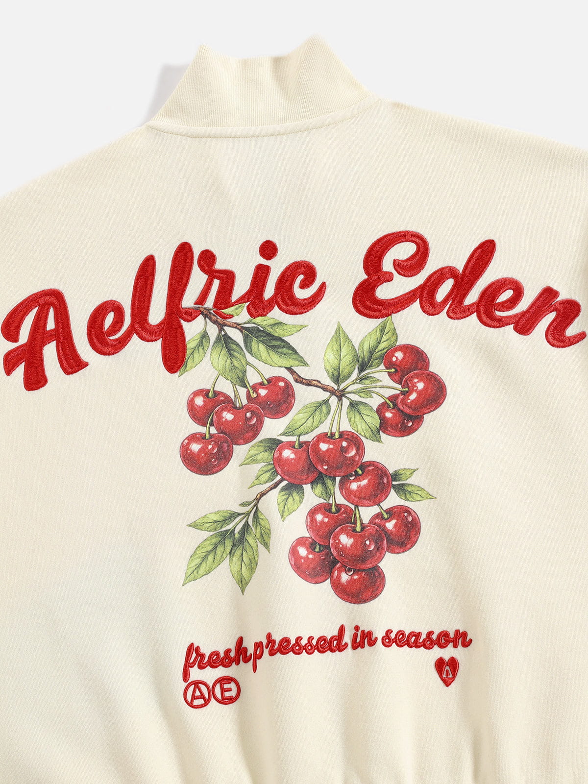 Aelfric Eden Boxy Cherry Graphic Jacket - Image 8