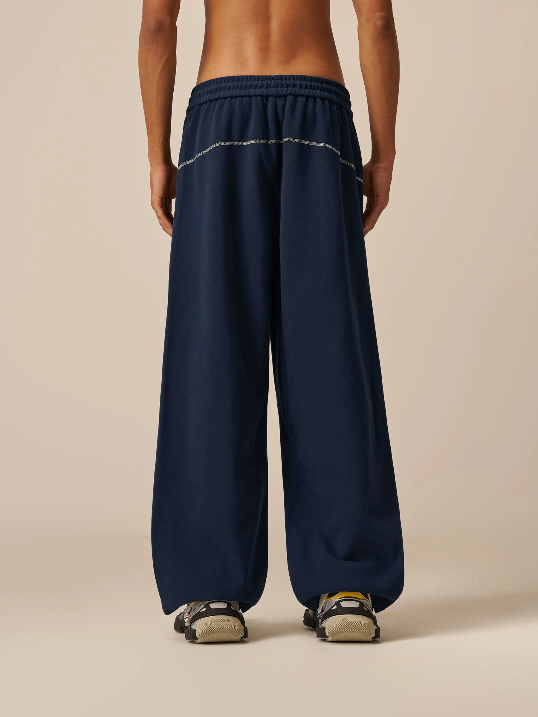 Aelfric Eden Color Blocking Stitch Baggy Sweatpants - Image 4