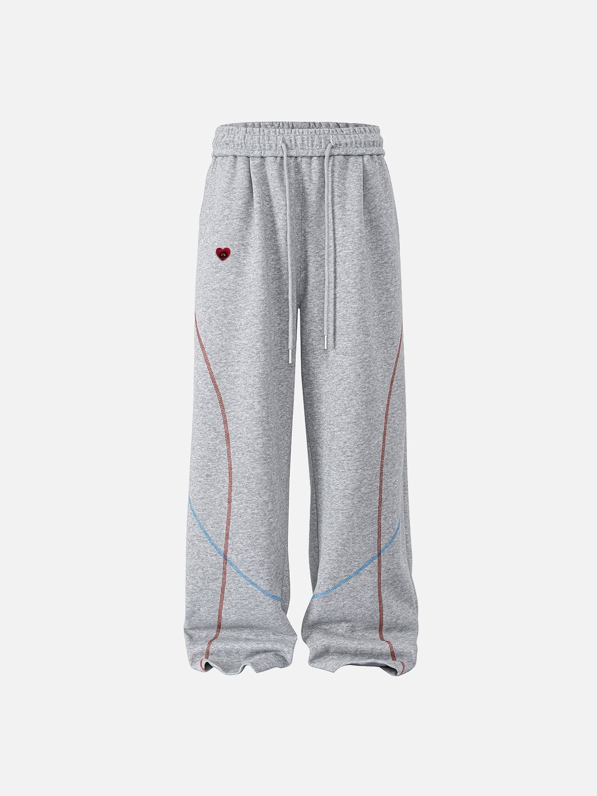Aelfric Eden Color Blocking Stitch Baggy Sweatpants - Image 6