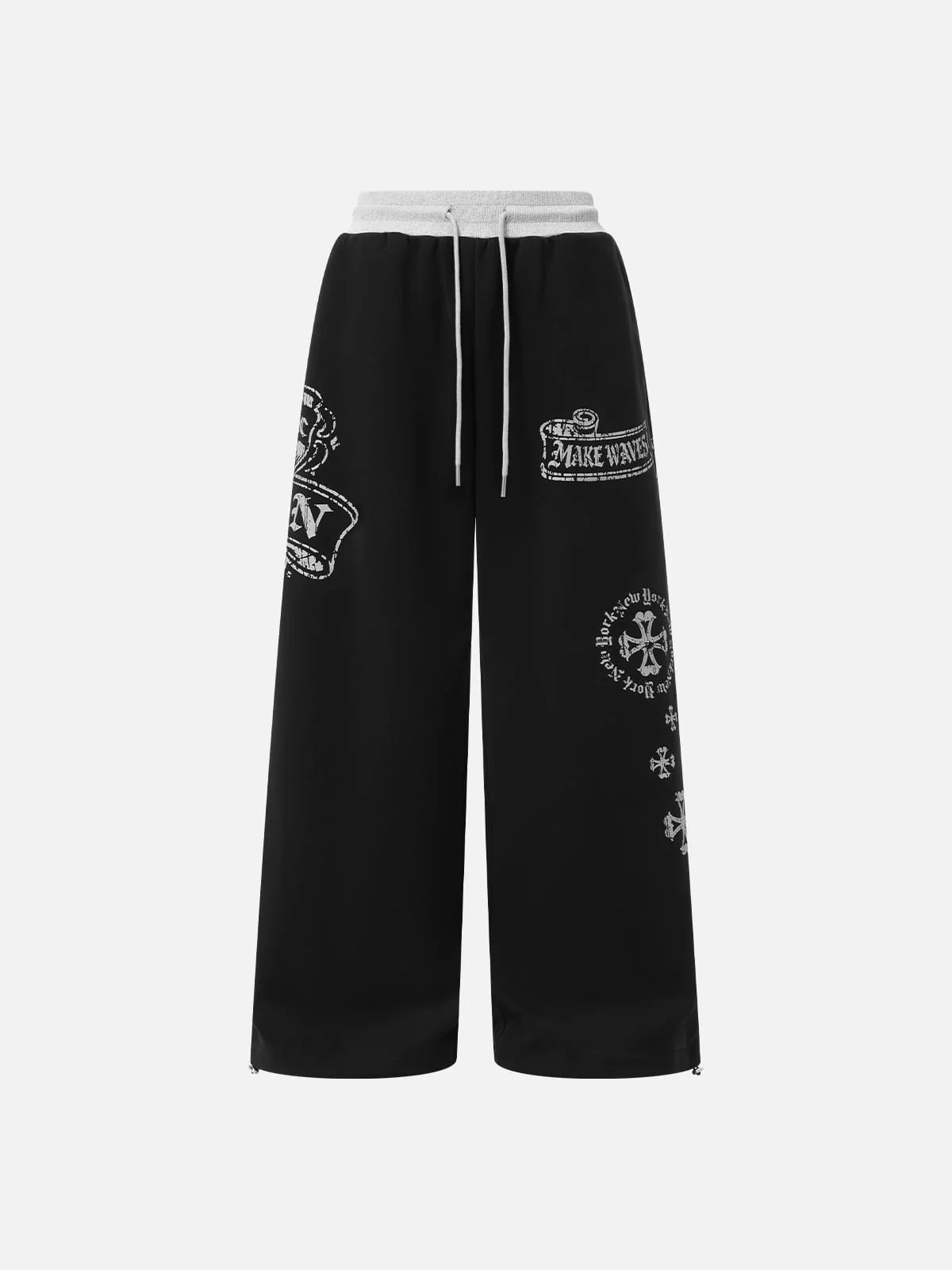 Aelfric Eden Contrast Waistband Baggy Sweatpants - Image 5