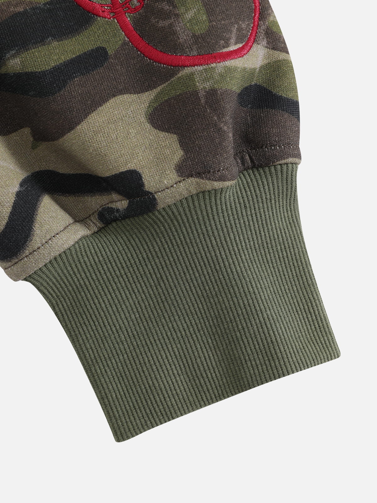 Aelfric Eden Cropped CAMO Zip Up Hoodie - Image 9