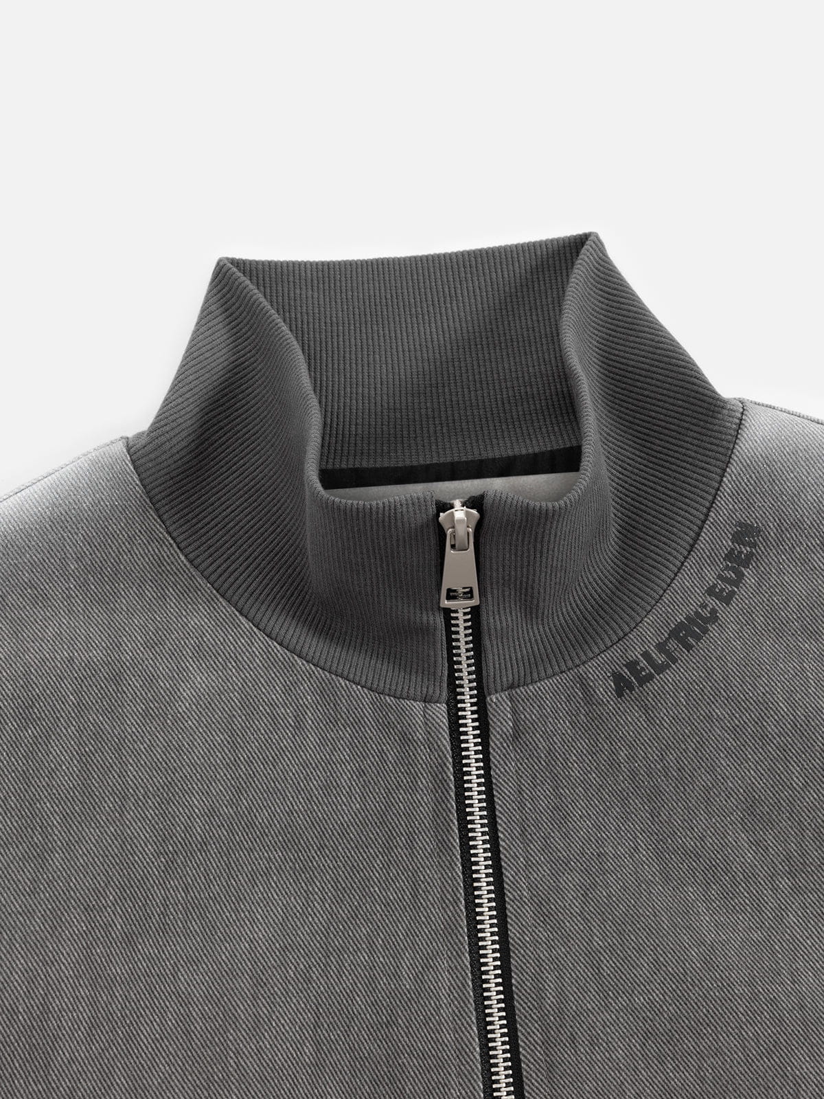Aelfric Eden Cropped Denim Zip Up Jacket - Image 5