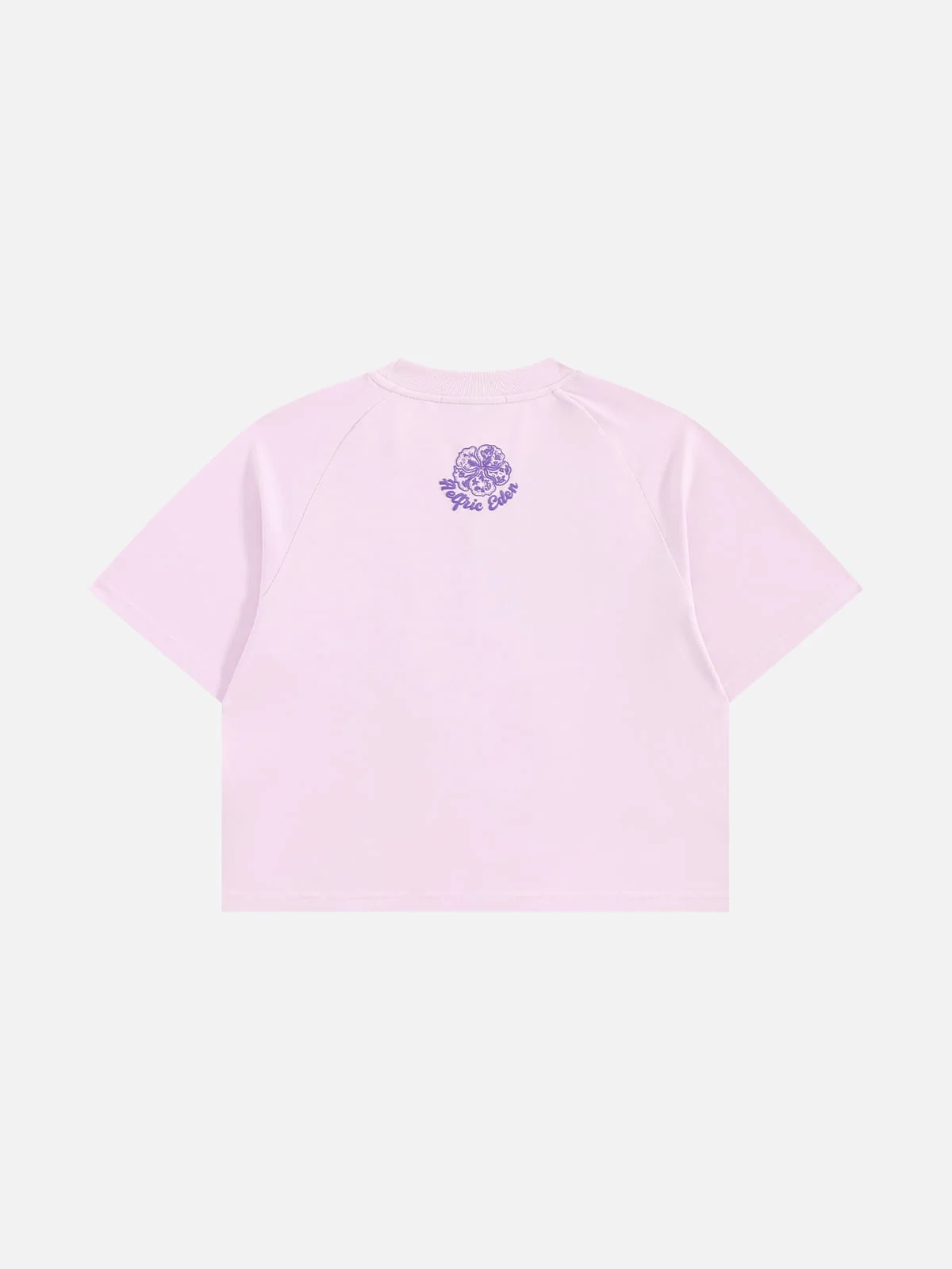 Aelfric Eden Cropped Floral Motif Tee - Image 3