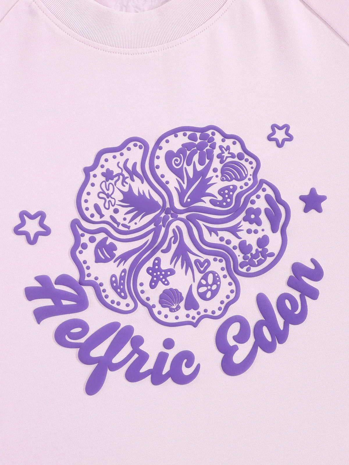 Aelfric Eden Cropped Floral Motif Tee - Image 5