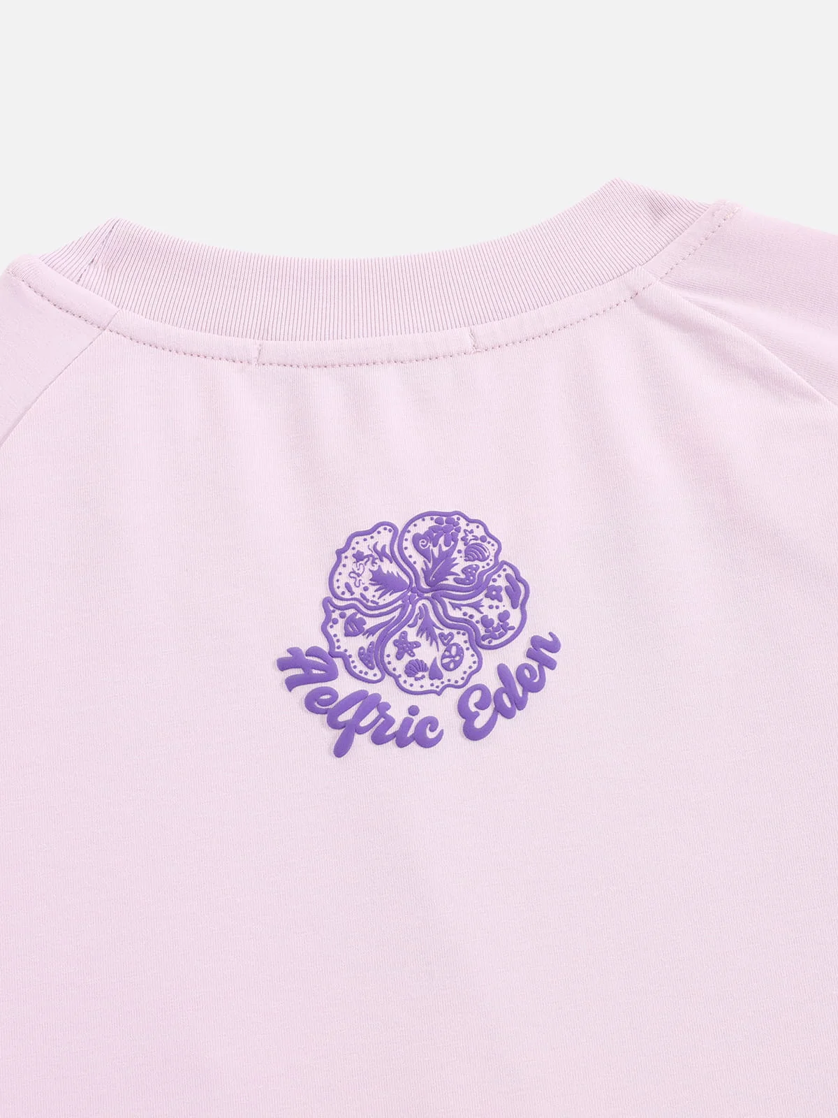 Aelfric Eden Cropped Floral Motif Tee - Image 6