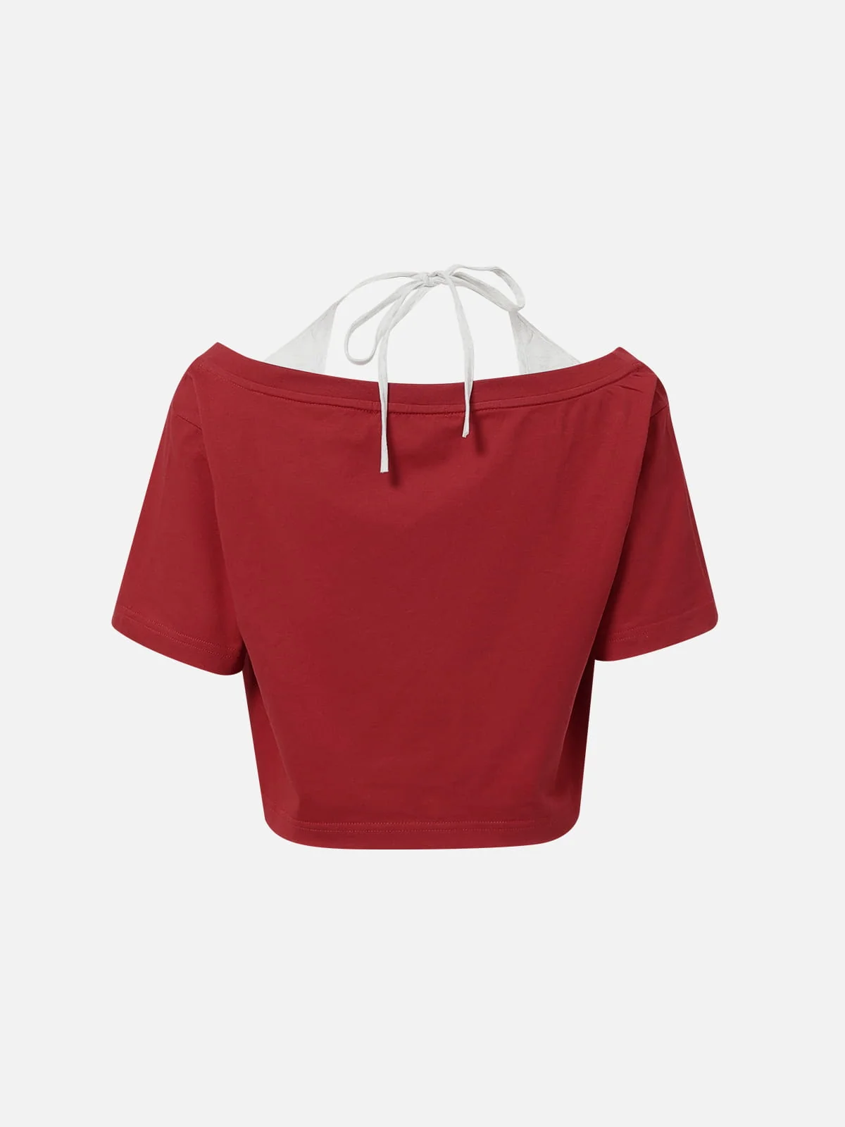 Aelfric Eden Cropped Halter Rhinestone Tee - Image 2