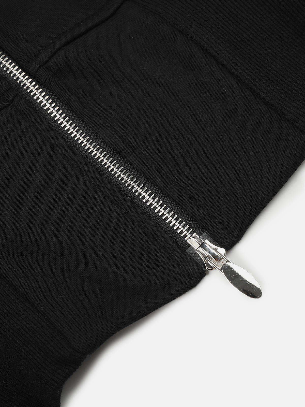 Aelfric Eden Cropped Rhinestone Zip Up Hoodie - Image 5