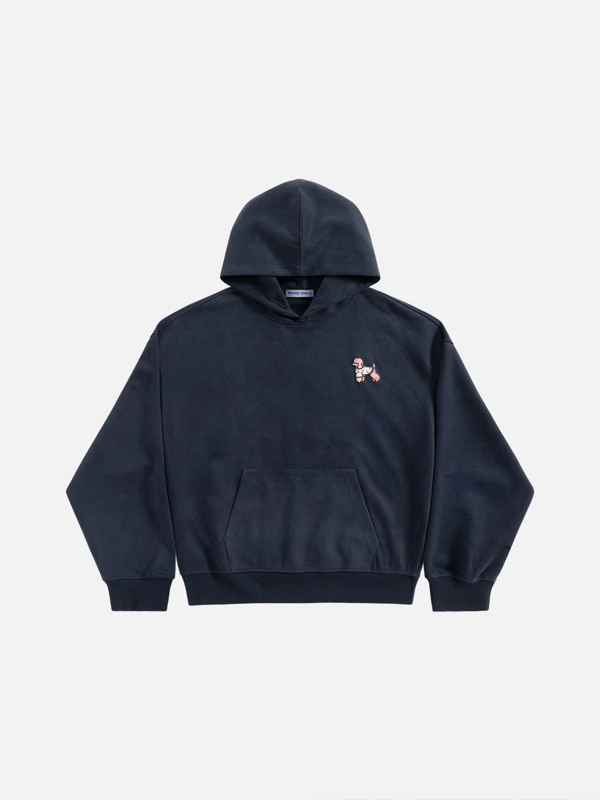 Aelfric Eden Oversized Cute Poodle Pullover Hoodie - Image 2