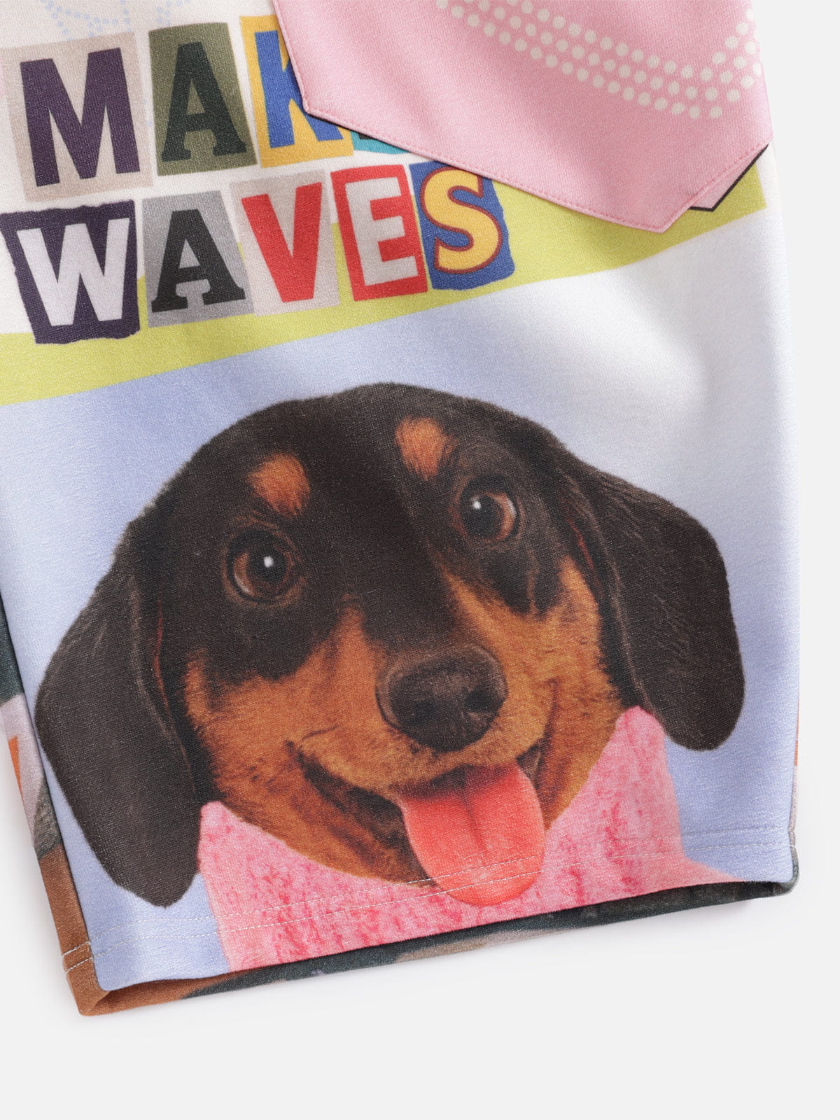 Aelfric Eden Dachshund Collage Double Waist Baggy Sweatpants - Image 8