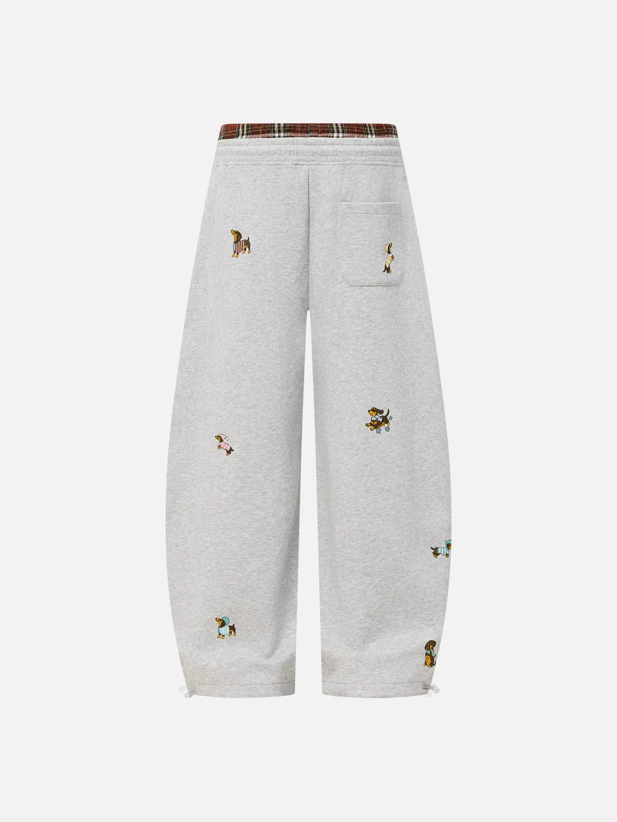 Aelfric Eden Dachshund Double Waist Baggy Barrel Sweatpants - Image 2