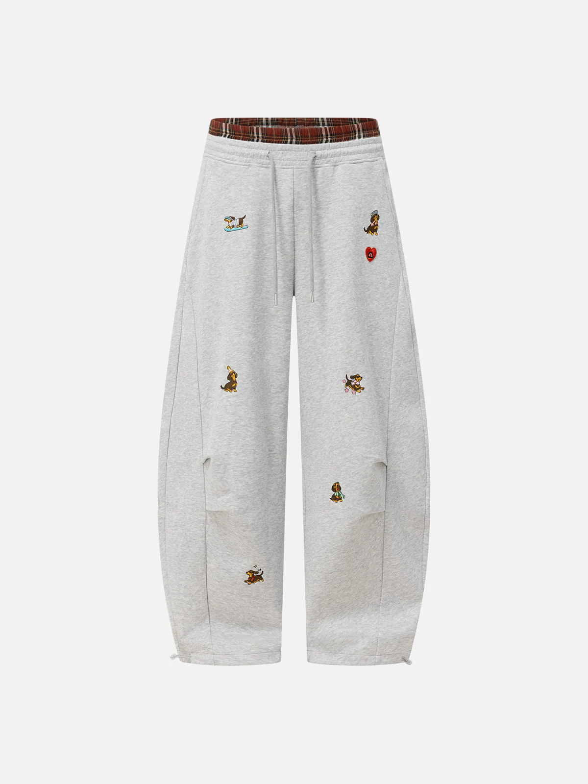 Aelfric Eden Dachshund Double Waist Baggy Barrel Sweatpants - Image 4