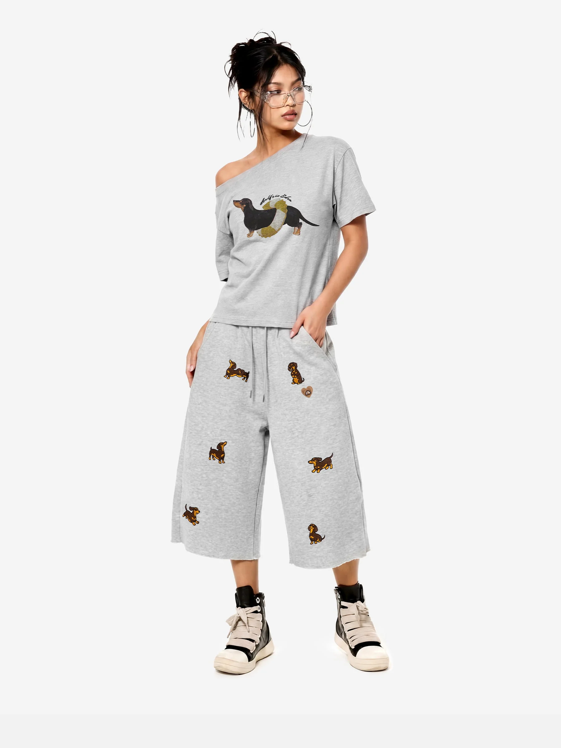 Aelfric Eden Dachshund Longline Shorts - Image 2