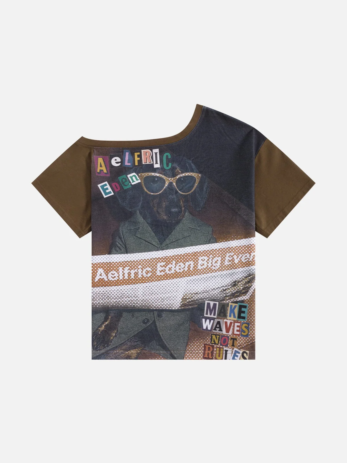 Aelfric Eden Dachshund Off-the-Shoulder Tee - Image 4