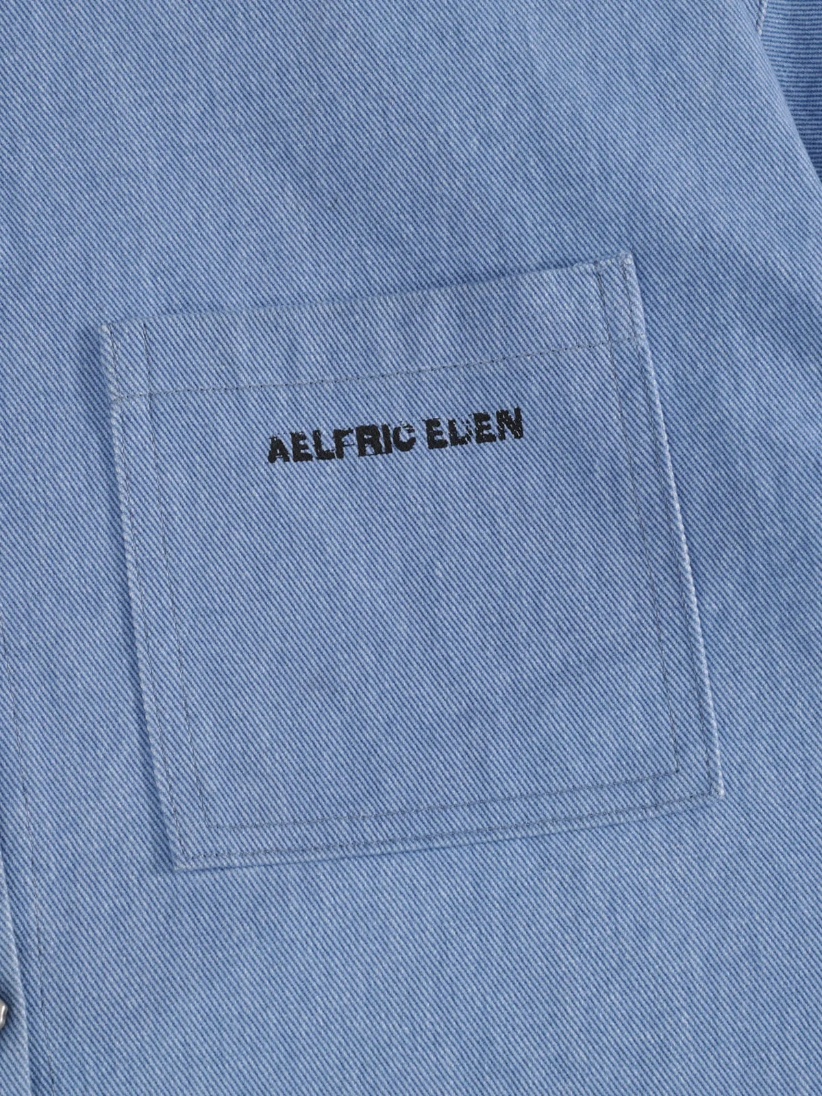 Aelfric Eden Denim Layered Short Sleeve Shirt - Image 9