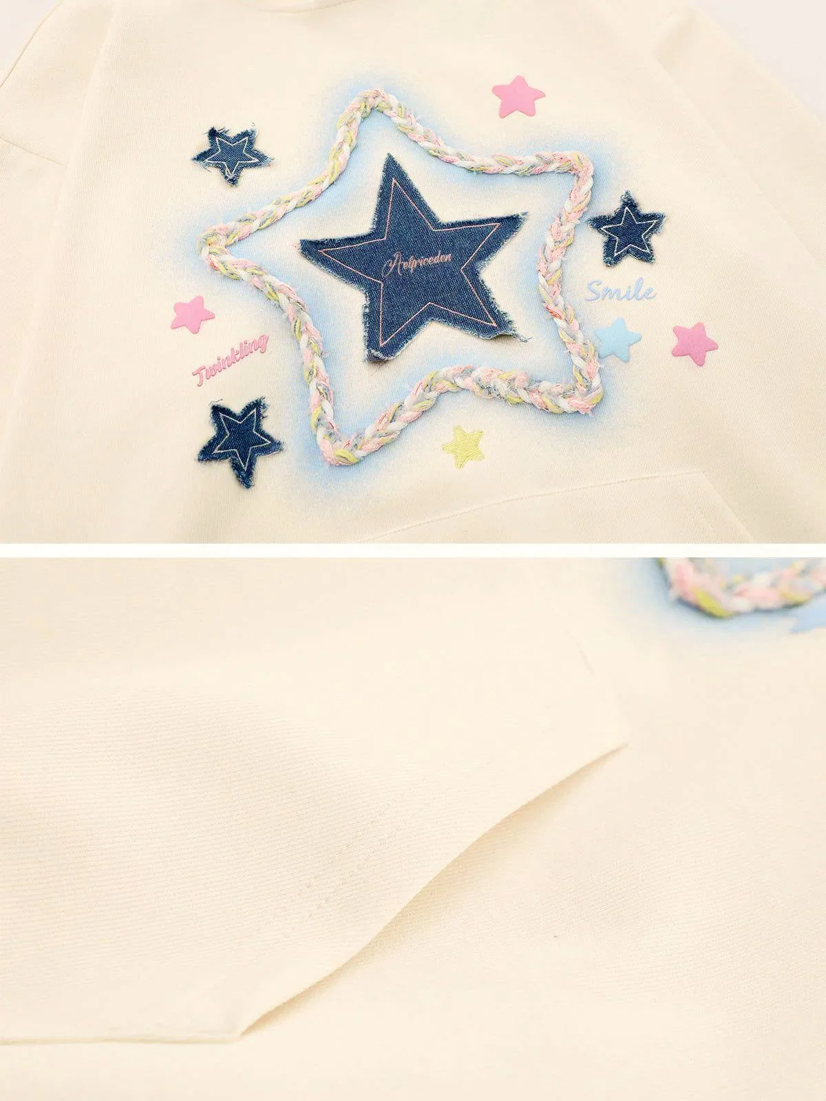 Aelfric Eden Oversized Star Hoodie - Image 5
