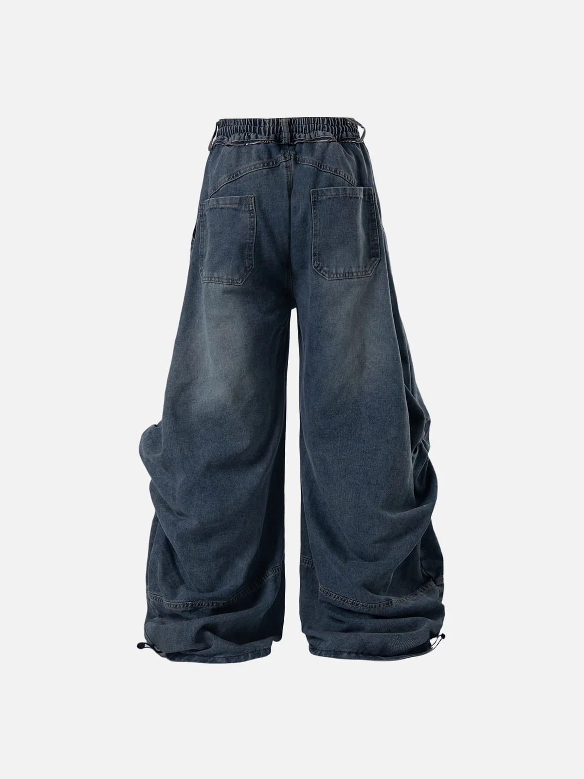Aelfric Eden Detachable Plaid Layer Baggy Jeans - Image 6