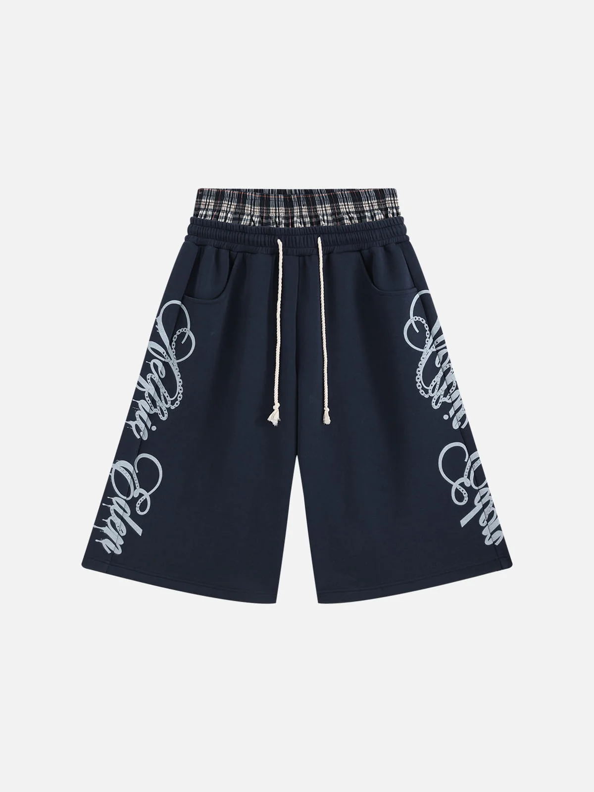 Aelfric Eden Double Waist Script Longline Shorts - Image 4