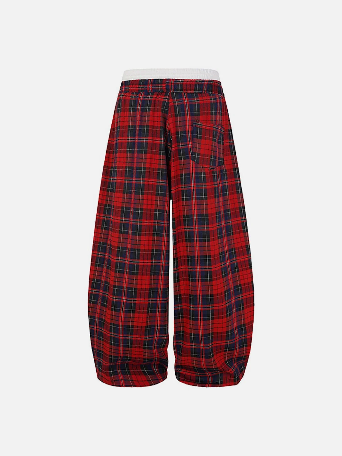 Aelfric Eden Double Waist Plaid Baggy Sweatpants - Image 2