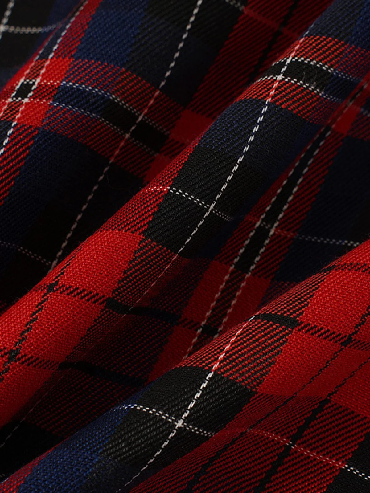 Aelfric Eden Double Waist Plaid Baggy Sweatpants - Image 6