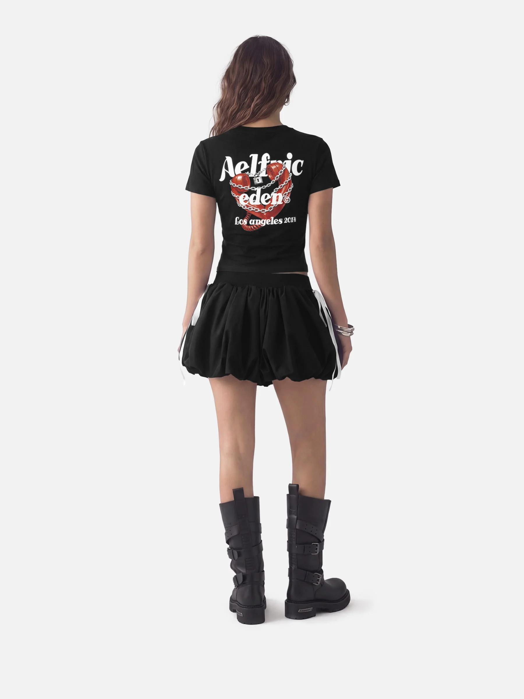 Aelfric Eden Drawstring Puff Mini Skirt - Image 3