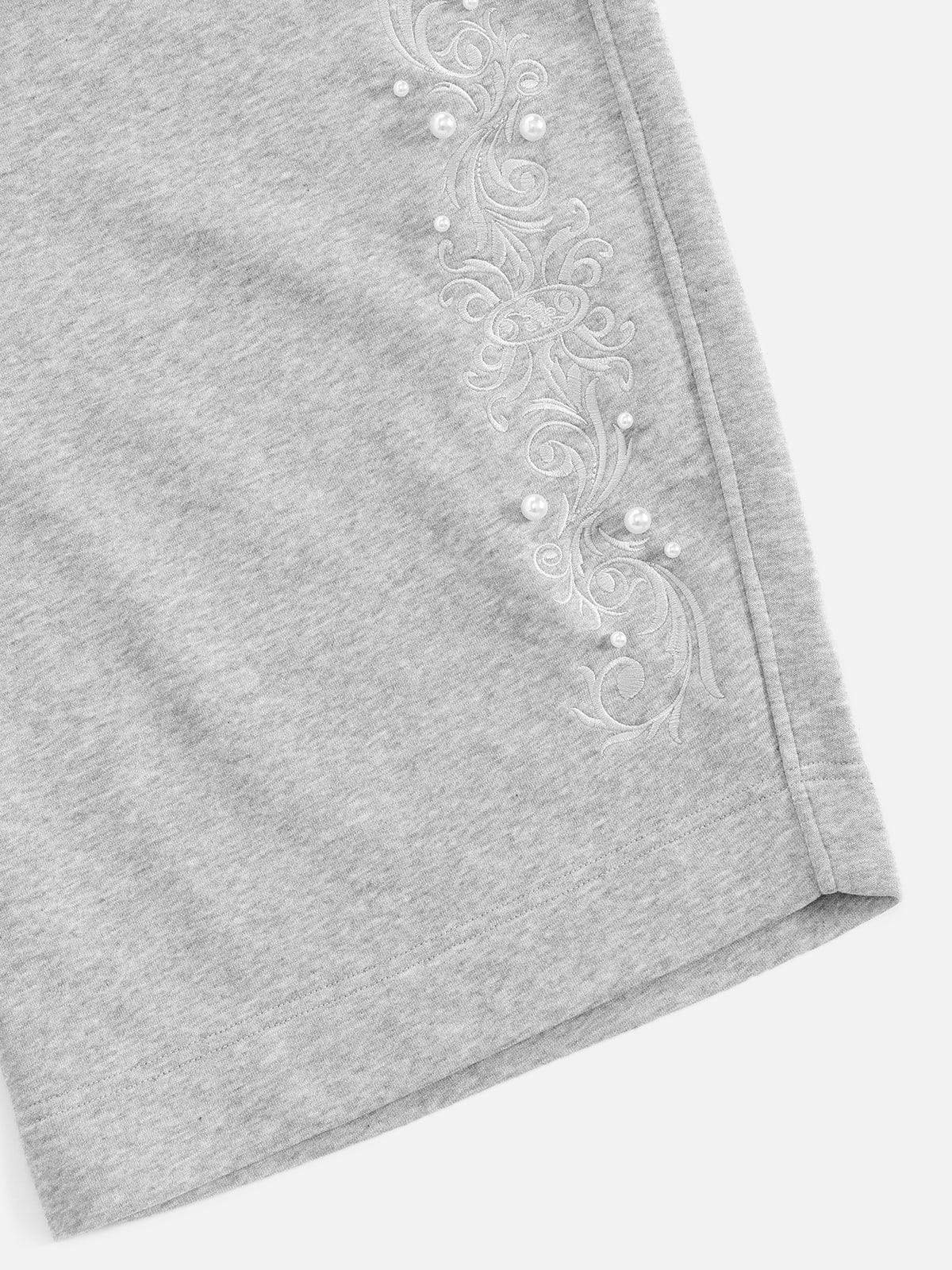 Aelfric Eden Embroidered Pearl Baggy Barrel Sweatpants - Image 7