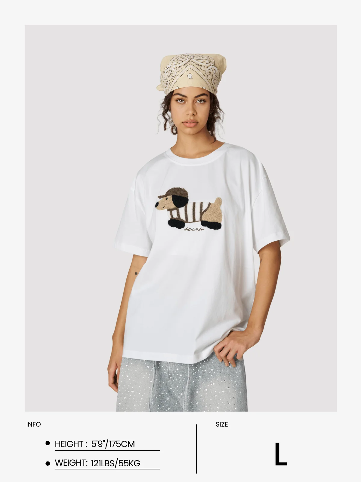 Aelfric Eden Embroidery Dachshund Tee - Image 10