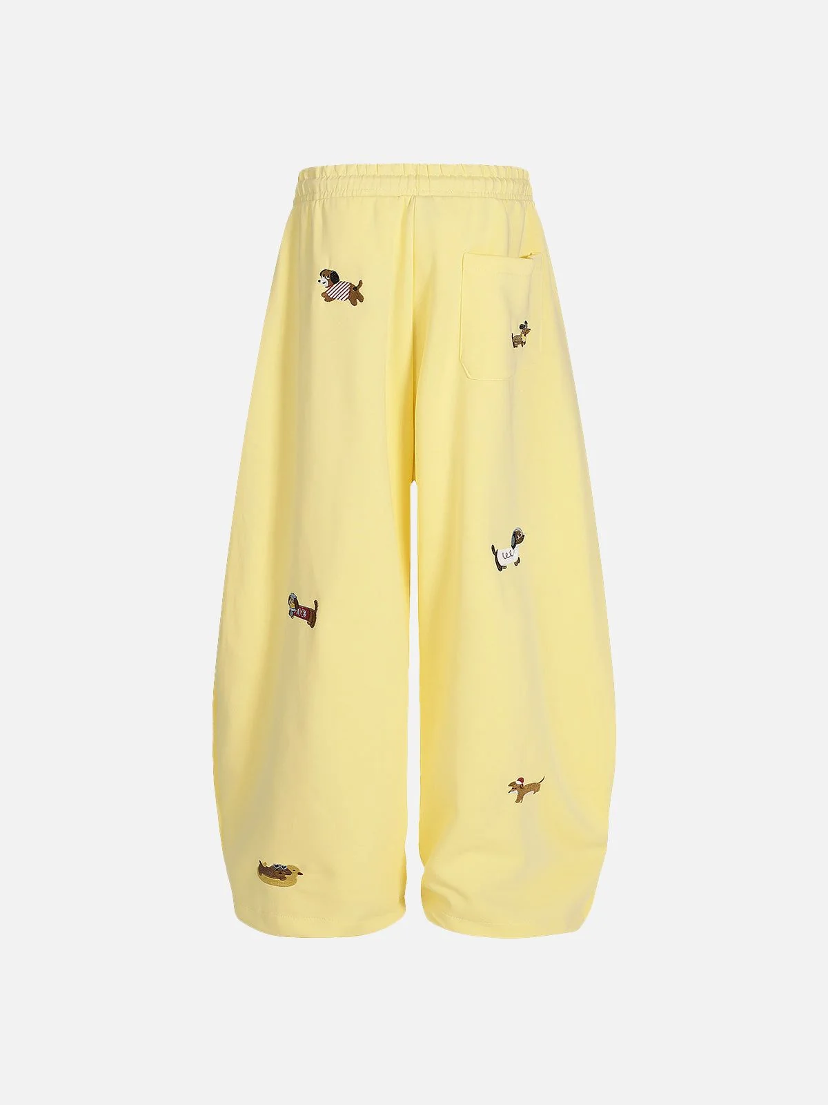 Aelfric Eden Embroidery Dog Baggy Barrel Sweatpants - Image 6